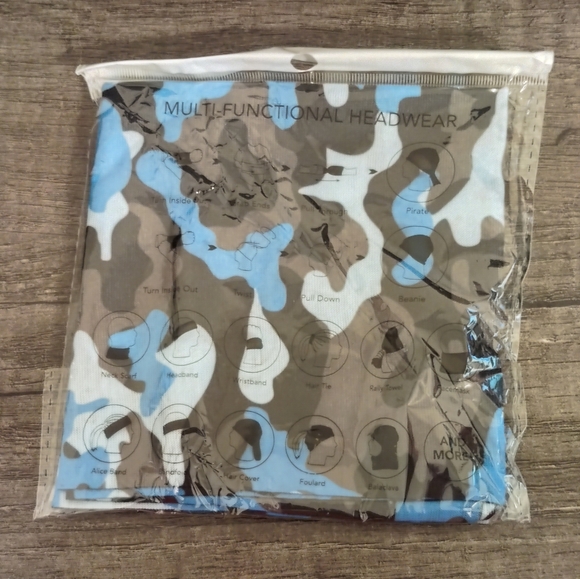 5 Pieces Neck Gaiter Multifunctional Headband - Picture 4 of 9